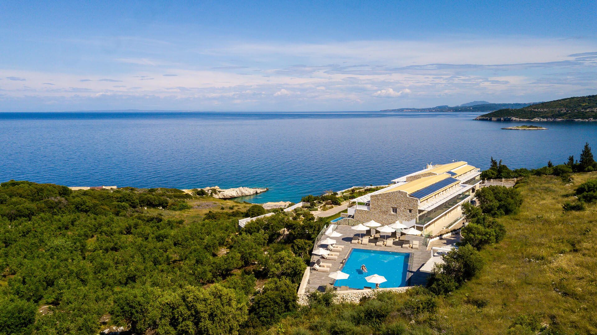 Aliv Suites Aerial View Zakynthos